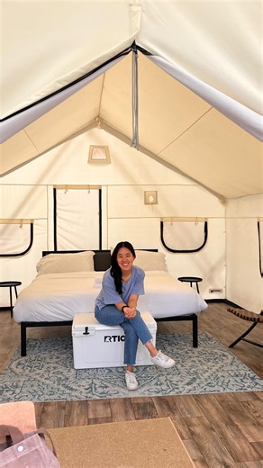 14K views · 57 reactions | A peak inside our tent’s amenities  We...