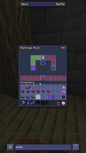 Bustling reforge on squash armor #hypixel #minecraft #skyblock