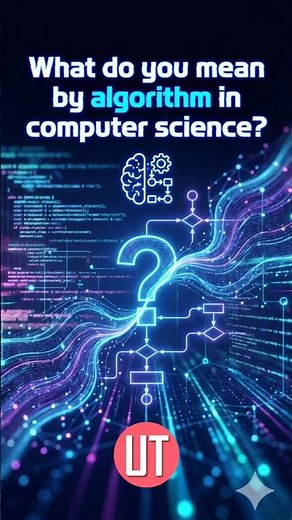 What is meaning of Algorithm?#algorithm #computer #dsa #computerscience #mca#btech