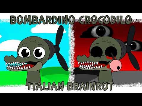 My Sprunki OC: Bombardino Crocodilo (from Italian Brainrot)