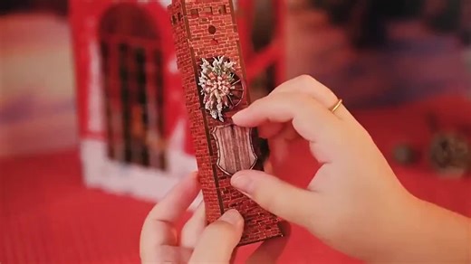 DIY Christmas Village Book Nook Kit: Snowy Night Bookshelf Insert - Etsy