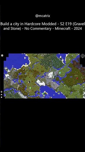 Build a city in Hardcore Modded - S2 E19 (Gravel and Stone) - No Commentary - Minecraft -2024 PART 2