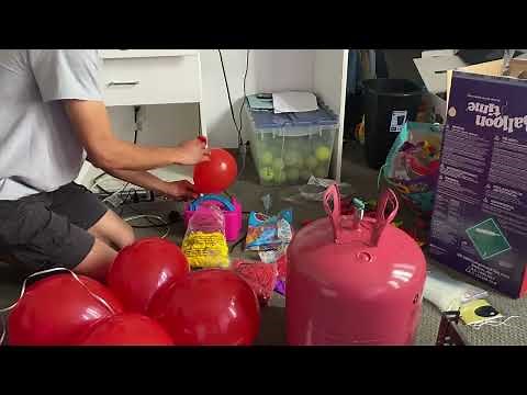 Here’s a video on how to make a Mickey Mouse balloon centerpiece bouquet