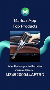 3.1K views · 29 reactions | Markaz Top Products - Mini Rechargeable Portable Vacuum Cleaner 粒 Get your favourite products now from Markaz App. 拾✨ Product Name: Mini Rechargeable Portable Vacuum Cleaner Product Code: MZ49200044AFTRD #Markazapp #Markaz #OnlineReselling #Shopping #Sale #1212 #Fashion #Beauty #Discount #WorkFromHome | Markaz | Facebook