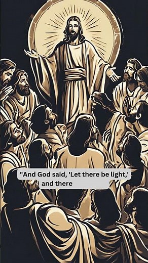 Bible Verses "And God said, 'Let there be light,' and there was light."
