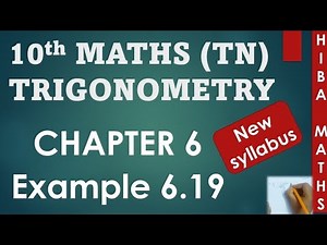 10th maths chapter 6 example 6.19 tn samacheer hiba maths