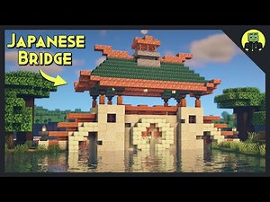 How To Build a Japanese Bridge in Minecraft!! [Tutorial 2021]