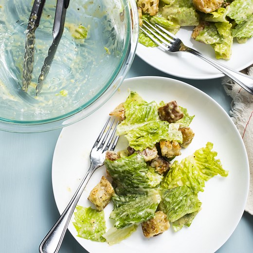 Classic Caesar Salad for Two | America's Test Kitchen