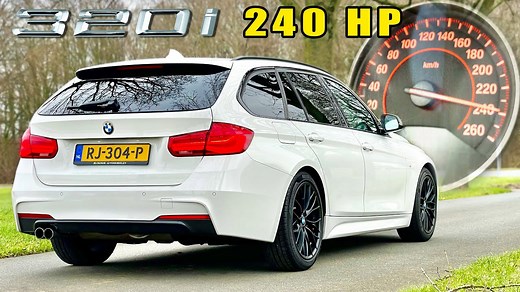 BMW 320i F31 – Stock vs Powerbox | 100–200 KM/H + Top Speed POV! 🔥🚀