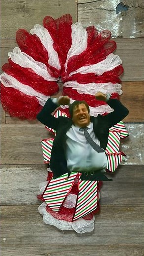 Dollar Tree Candy Cane Wreath/ How To Make a Candy Cane Wreath/ How To Make a Christmas Wreath