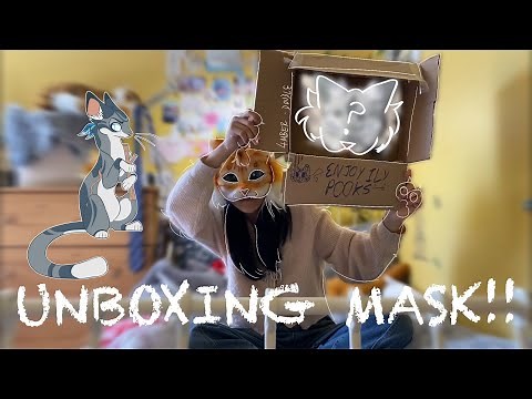 UNBOXING a Therian Mask From ‪@doodl3buggy‬ with Amber !!!