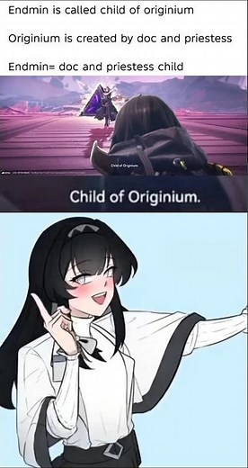 Reason why Endmin is called 'Child of Originium' #arknights #game #shorts #meme #arknightsendfield