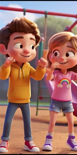 ✨ “3D Kids Dance Animation | Ultra Realistic Pixar Style Cinematic Video”#shortvideo