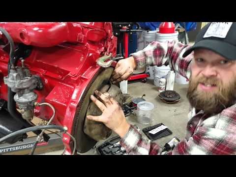 Quick Tip on How to Install a Clutch on a 152 International Scout Engine