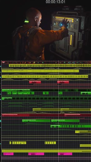 What a Sound Design Session for Videogames looks like #gamesound #gaming #sounddesign