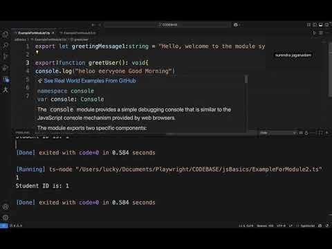 Modules in TypeScript (Overview with Example)