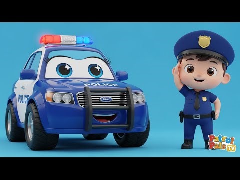 Fun Patrol Rhythm: Police Car Kids Song & Animation