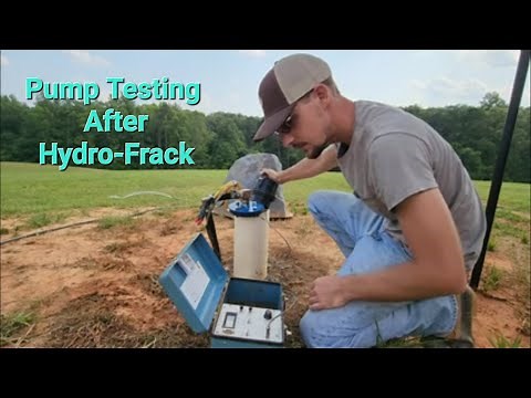 Hydro-Fracking Water Wells that Run Dry, Pump Testing Before & After to see What GPM it Makes Now!