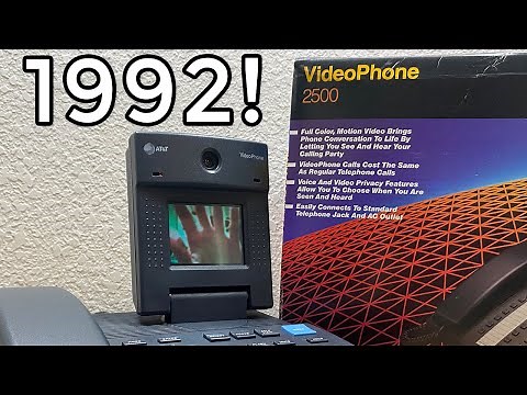 Video Calling in 1992!? - AT&T VideoPhone 2500 (Unboxing & Retrospective)