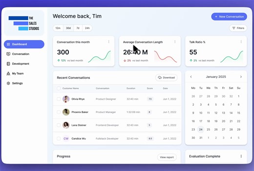 🎙 Add Conversation Flow – Sales CRM App