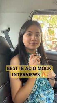BEST IB ACIO MOCK INTERVIEWS | VYASA IAS | ONLINE & FFLINE MOCK INTERVIEWS