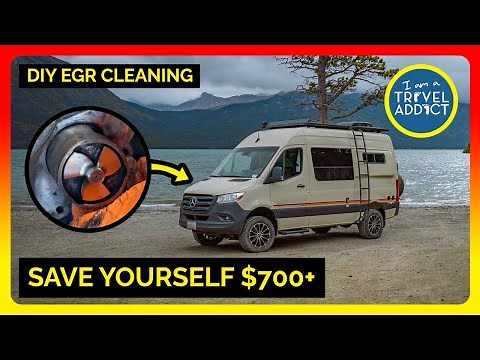 How to: Mercedes Sprinter V6 Diesel EGR Valve Cleaning (2019-2022).