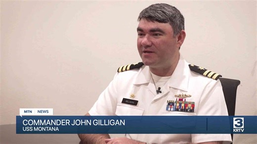 Crew members submarine USS Montana visiting the Treasure State