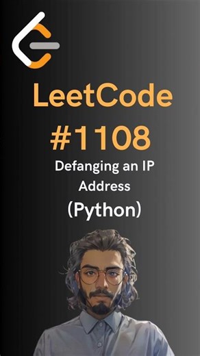 LeetCode#1108 Defanging an IP Address - Python