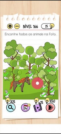 brain test nível 166