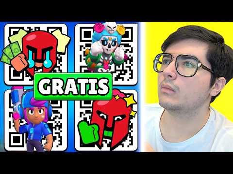 30 NEW FREE QR CODES FOR EVERYONE! SUPER RARE EMOTES AND SKINS IN BRAWL STARS