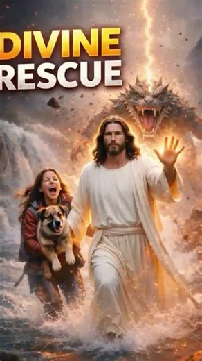 Faith Saved Her in the River 😱✨ | Divine Miracle Story #shorts