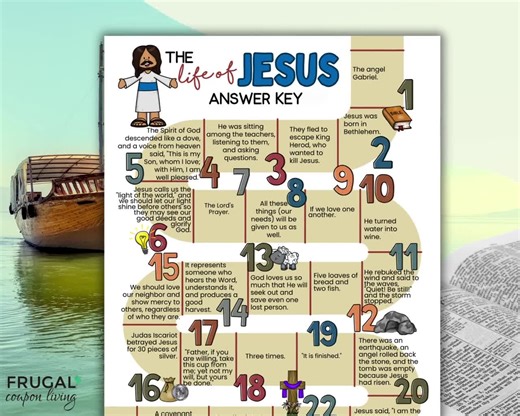 Life of Jesus Printable Bible Scavenger Hunt, Good News of the New Testament, Story of Jesus Bible Trivia Treasure Hunt, Sunday School Game - Etsy