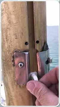 Replacing a Damaged Mainsail Mast Track Slider