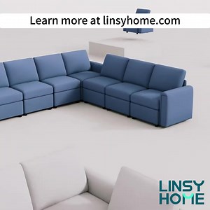 Your next sofa will be more than just a sofa. It's a cozy couch, a sectional, a sofa bed, and any layout you like! ✅Rearrangeable layout ✅Replaceable covers (multiple color options) ✅Underseat storage ✅Easy to move and assemble 🛒Fast & Free Shipping at https://bit.ly/42z4SPU #linsyhome #modularsofa #sectional | LINSY HOME