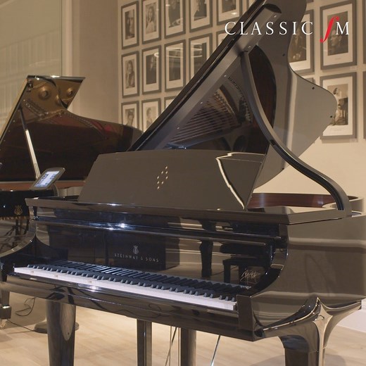 Magic. 🎩🎹 This is the Steinway & Sons Spirio piano. | Classic FM