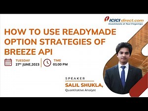 How To Use Ready Made Option Strategies Of Breeze API