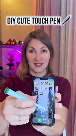 DIY Cute Touch pen 🖊️ Easy Paper Craft #diy #craft #touchpen