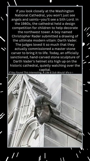 Why Darth Vader is Carved on a National Cathedral ⛪️🗡️