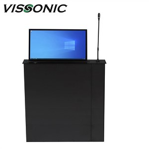 [Hot Item] Vissonic Multi-Media Paperless Conference System Lifting Touch Screen with Lifting Microphones