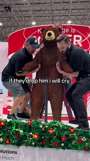 Lego Bear Building: Don't Drop Him or He might Snap!