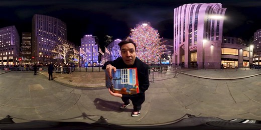 Join Jimmy underneath the Rockefeller Center Christmas Tree as he reads 5 Sleeps ‘til Christmas! 🎄 | The Tonight Show Starring Jimmy Fallon