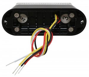 LED Mini Strobe Light - Surface Mount - 19 Flash Patterns - White LEDs Buyers Products Emergency Veh