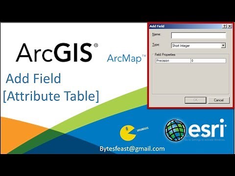 How To Add Field In Attribute Table ArcGIS - ArcMap Tutorial For Beginners