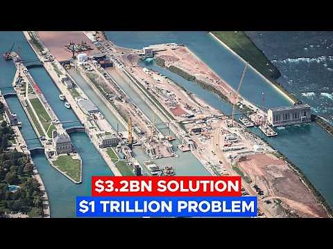 The $3.2BN US Megaproject to STOP a $1 Trillion Disaster | Building A New Soo Lock