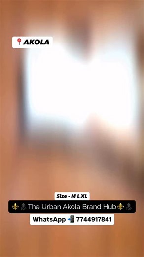 The Urban Akola Brand Hub🔝 on Instagram: "Limited Stock 🛍️💯 Visit Now : The Urban Akola Brand Hub🔝 SHOP NO 2, Nisarg Park, Toshniwal layout, In front Of Lalit Tutorial , Murtijapur Road, Akola Order On : 7744917841 #digital #marketing #digitalmarketing #viralinstagramreelsvideo♥️ #india"