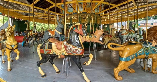 Toronto amusement park with an antique carousel is about to open and it’s a boat or ferry ride away