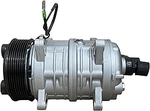 RYC New Automotive Air Conditioning Compressor and A/C Clutch TM15-1216 (Replaces Thermo King TM15 102-580, 102-1018, 102-1004)