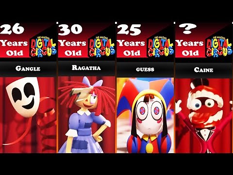Age of The Amazing Digital Circus Characters