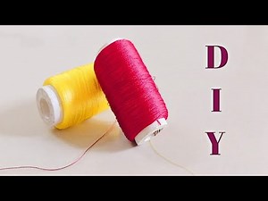 How to make silk thread bangles at home / DIY silk thread bangles