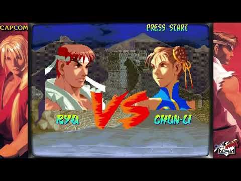 Street Fighter Alpha – Ryu 🥋 vs Chun-Li 🐉